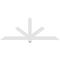 Ekena Millwork Kennewick Architectural Grade PVC Gable Bracket, 72"W x 27"H x 2"D x 4"F, 9/12 Pitch GBP072X27X0204KEN00 - alternate 2
